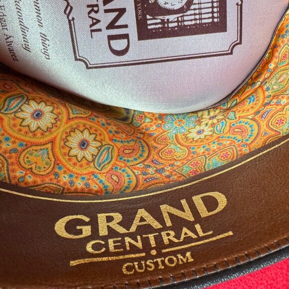Grand Central Custom Red Felt Wide Brim Western Hat 7 1/4 main image 4